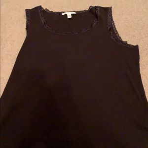 JM Collection Brown tank top